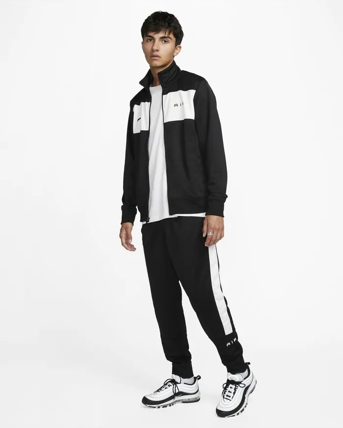 Hoodies And Sweatshirts Men Nike Air Blacksummit White