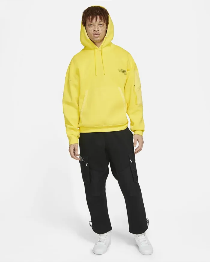 Hoodies And Sweatshirts Men Nike Jordan 23 Engineered Opti Yellowblack