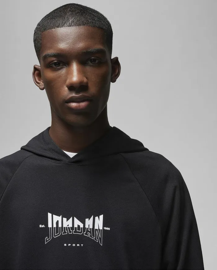 Hoodies And Sweatshirts Men Nike Jordan DriFIT Sport Blackwhite