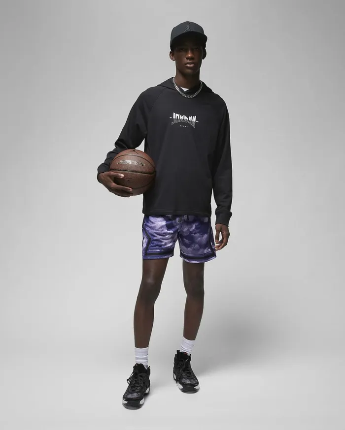 Hoodies And Sweatshirts Men Nike Jordan DriFIT Sport Blackwhite