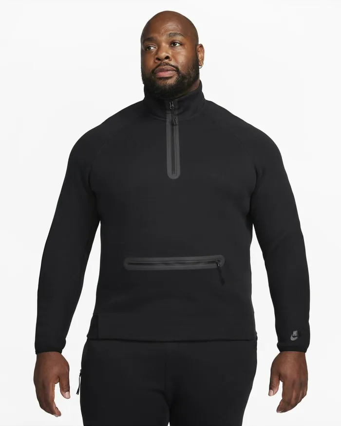 Hoodies And Sweatshirts Men Nike Sportswear Tech Fleece Blackblack