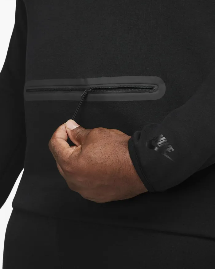 Hoodies And Sweatshirts Men Nike Sportswear Tech Fleece Blackblack