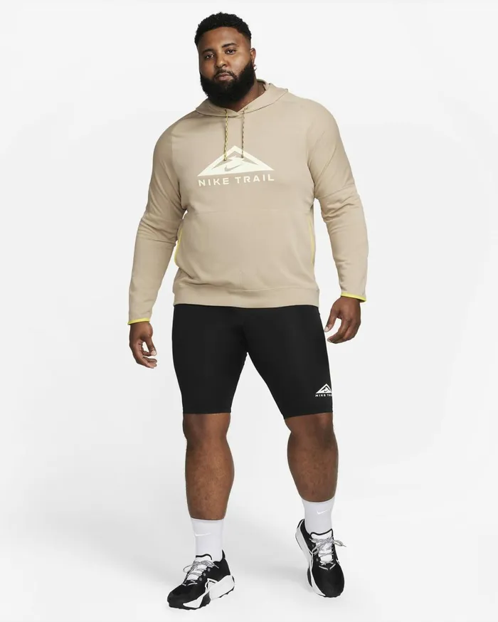 Hoodies And Sweatshirts Men Nike Trail Magic Hour Khakivivid Sulphurcoconut Milk