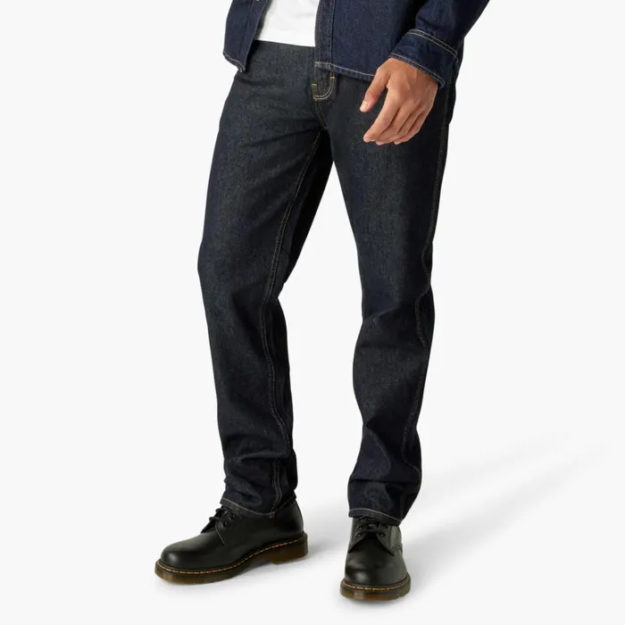 Houston Relaxed Fit Jeans Rinsed Indigo Blue Rinsed Indigo Blue rnb Men Dickies Jeans Houston Relaxed Fit Jeans Rinsed Indigo Blue Rinsed Indigo Blue rnb Men Dickies Jeans