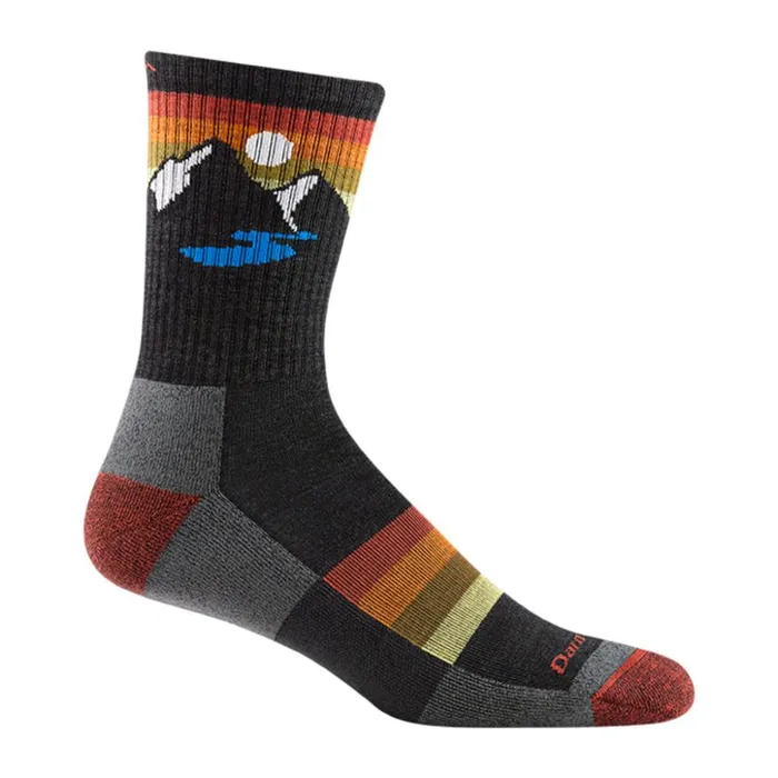Hunting Men Orvis Darn Tough Sunset Ridge Lightweight Crew Socks Charcoal