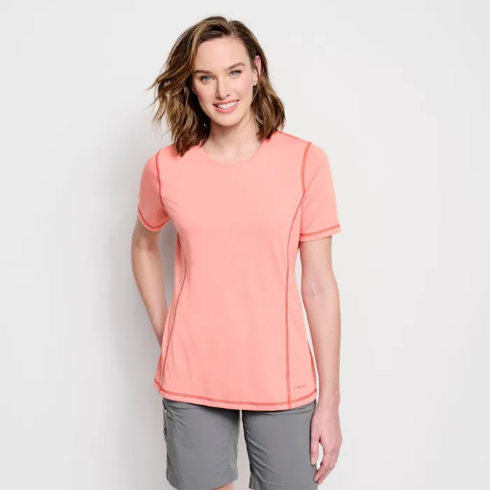 Hunting Women Orvis Womens Drirelease ShortSleeved Tee Robin Egg