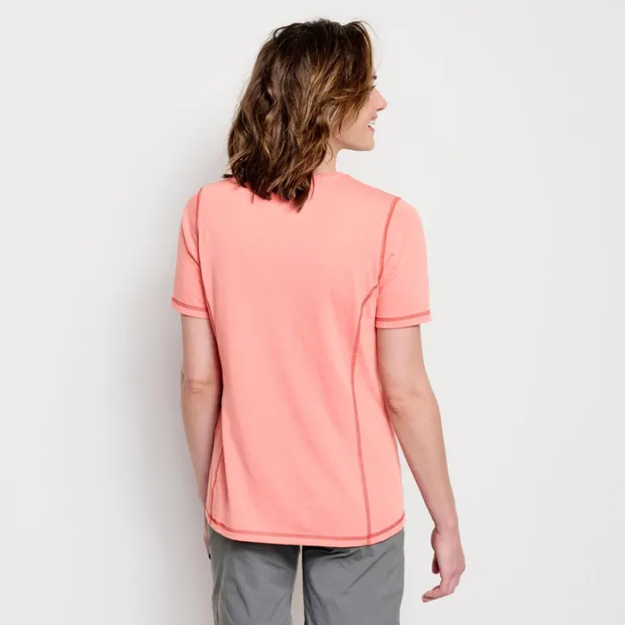 Hunting Women Orvis Womens Drirelease ShortSleeved Tee Robin Egg