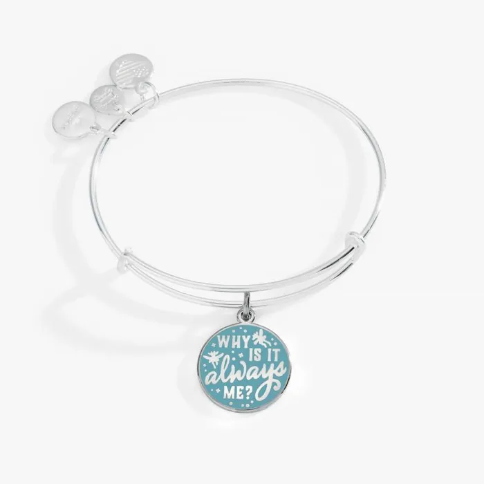 Iconic Women Alex And Ani Harry Potter Neville 039Why Is It Always Me039 Charm Bangle Bracelet Shiny Silver Iconic Women Alex And Ani Harry Potter Neville 039Why Is It Always Me039 Charm Bangle Bracelet Shiny Silver