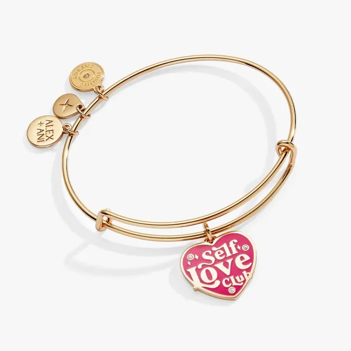 Iconic Women Alex And Ani Self Love Charm Bangle Gold