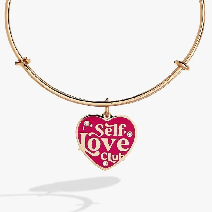 Iconic Women Alex And Ani Self Love Charm Bangle Gold