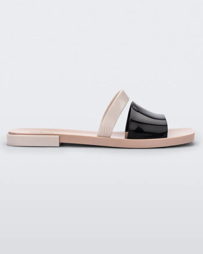 Ivy Beigeblack Women Melissa Slides