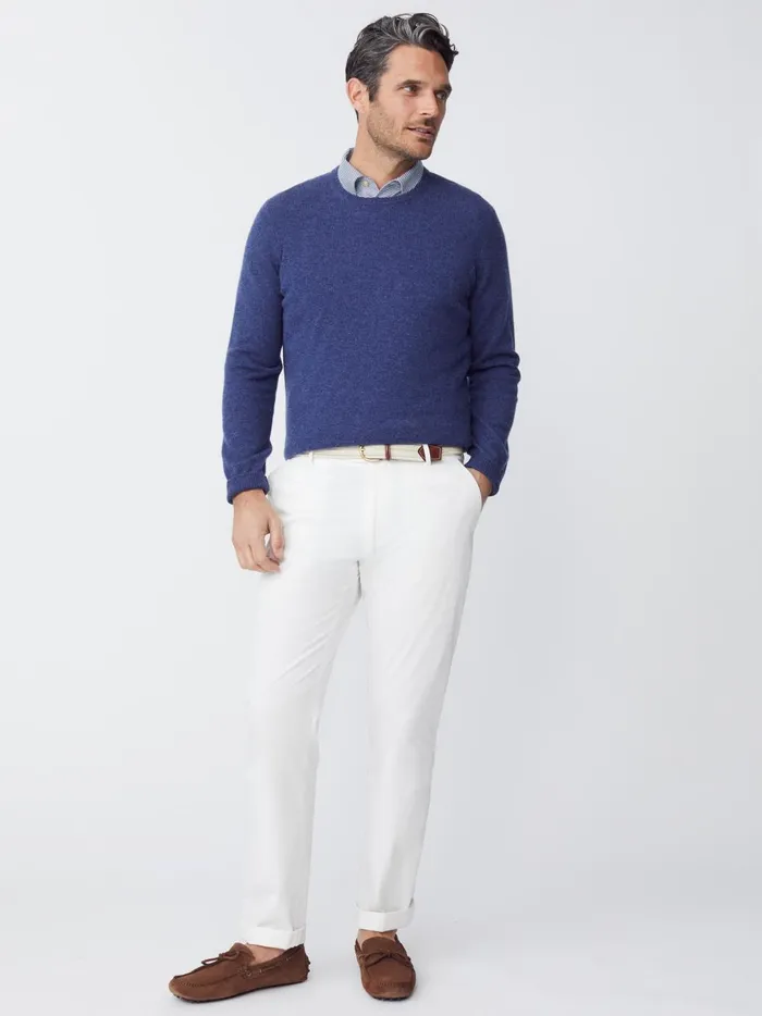 JMclaughlin Caldwell Cashmere Sweater Dark Denim Men Sweaters