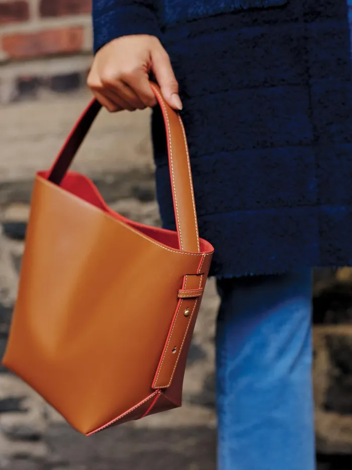 JMclaughlin Crawford Leather Bucket Bag Vachetta Women Handbags JMclaughlin Crawford Leather Bucket Bag Vachetta Women Handbags