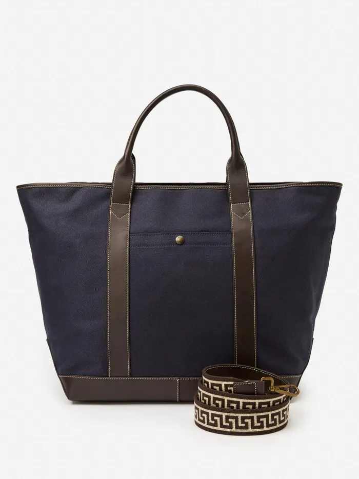 JMclaughlin Everyday Tote Bag Navy Men Luggage and Travel