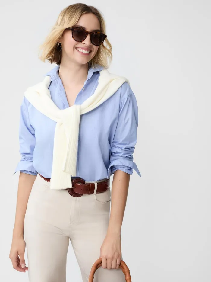 JMclaughlin Finn Shirt Blue Women Shirts and Tops