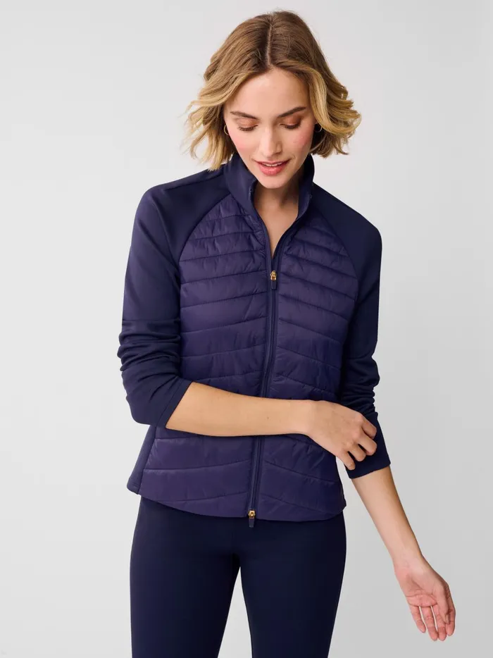 JMclaughlin Grayer Jacket Winter Navy Women Jackets and Outerwear
