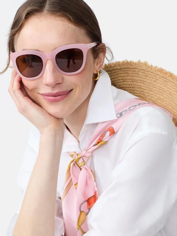 JMclaughlin Mindy Sunglasses Pink Women Eyewear