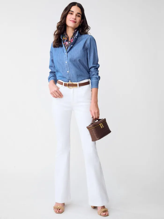 JMclaughlin Rutherford Denim Blouse Medium Denim Women Shirts and Tops JMclaughlin Rutherford Denim Blouse Medium Denim Women Shirts and Tops