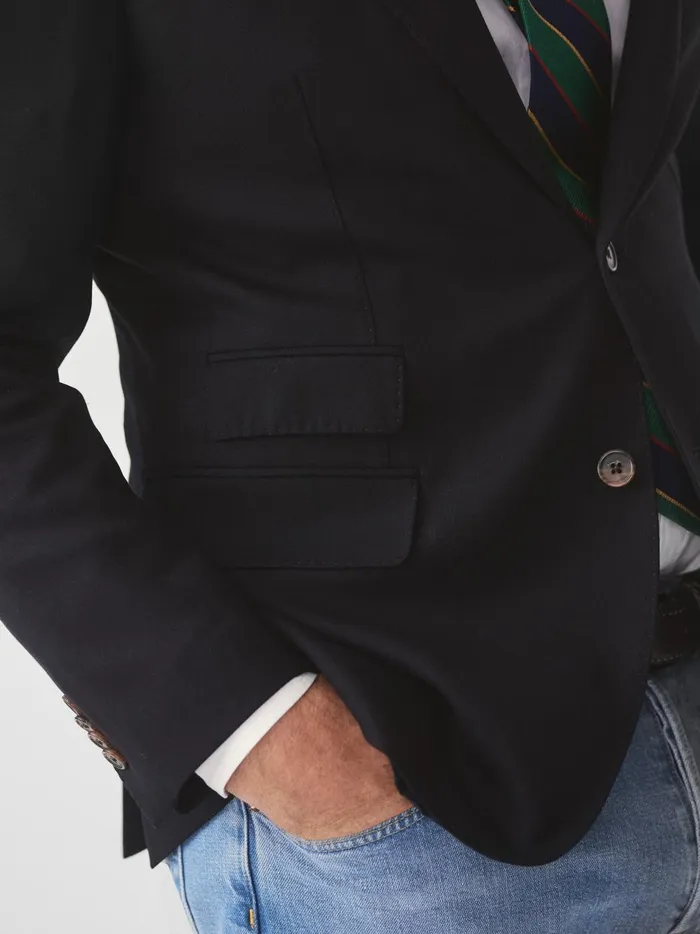 JMclaughlin Suffolk 3Season Blazer Dark Navy Men Jackets and Outerwear JMclaughlin Suffolk 3Season Blazer Dark Navy Men Jackets and Outerwear