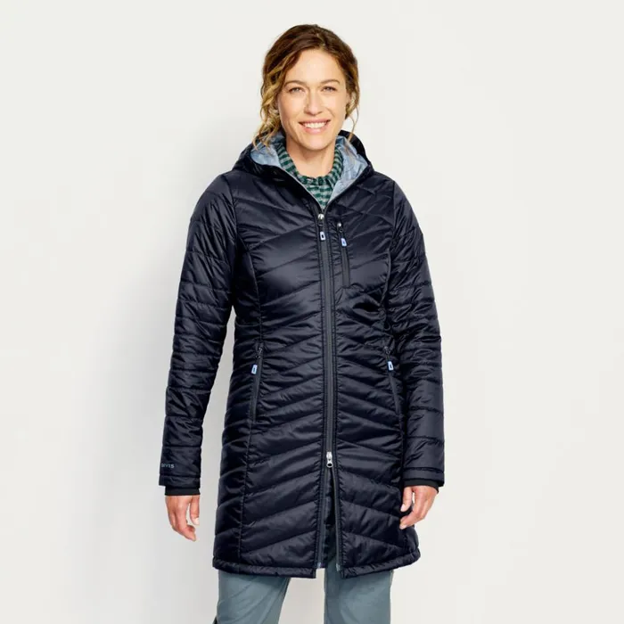 Jackets Women Orvis Recycled Drift Parka Navy