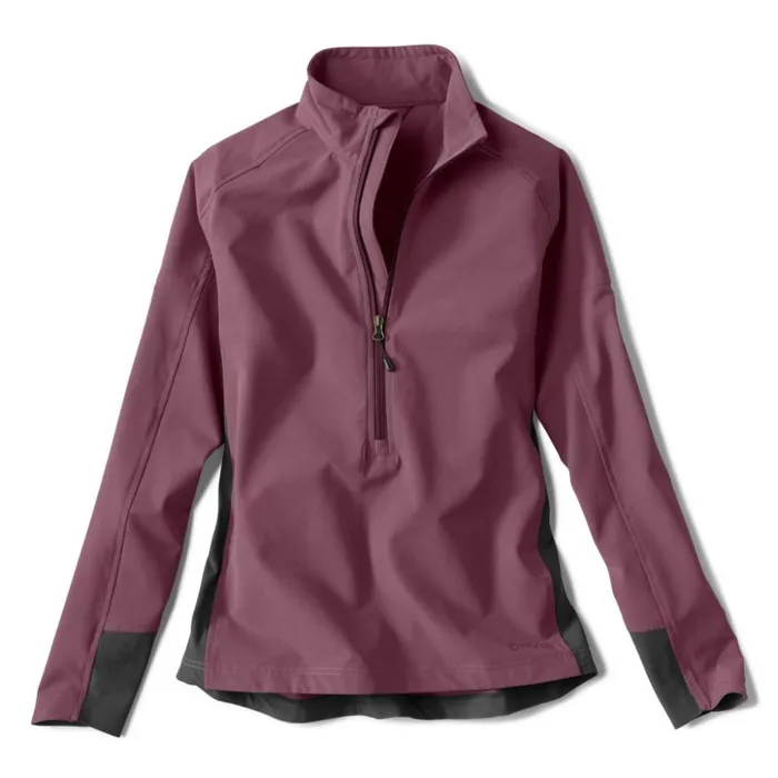 Jackets Women Orvis Womens PRO LT Softshell Pullover Huckleberry