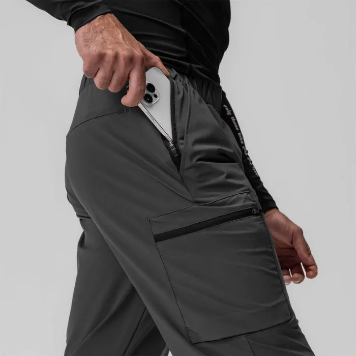 Joggers and Pants Men ASRV TetraLite Standard Zip Jogger Space Grey 034cyber034