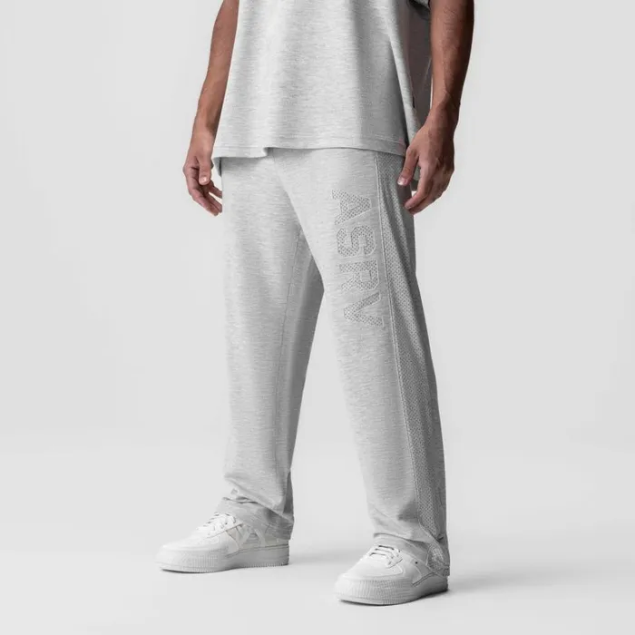 Joggers and Pants Men ASRV Waffle Knit Relaxed Sweatpant Heather Grey