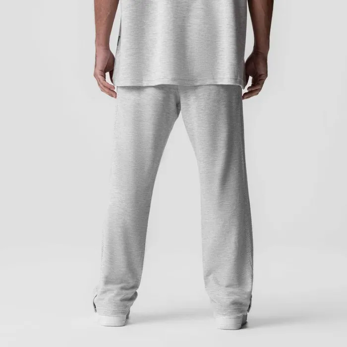 Joggers and Pants Men ASRV Waffle Knit Relaxed Sweatpant Heather Grey