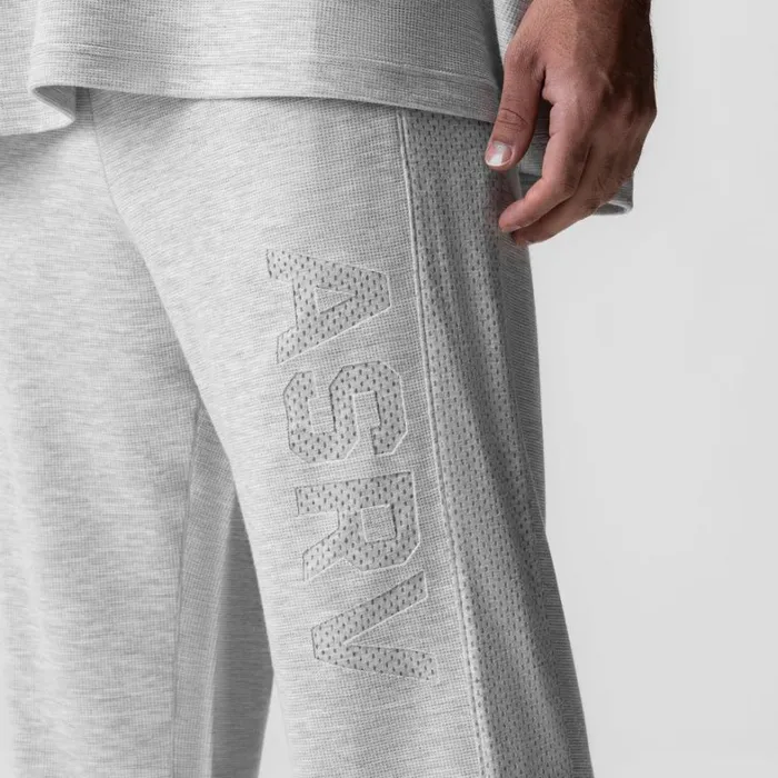 Joggers and Pants Men ASRV Waffle Knit Relaxed Sweatpant Heather Grey