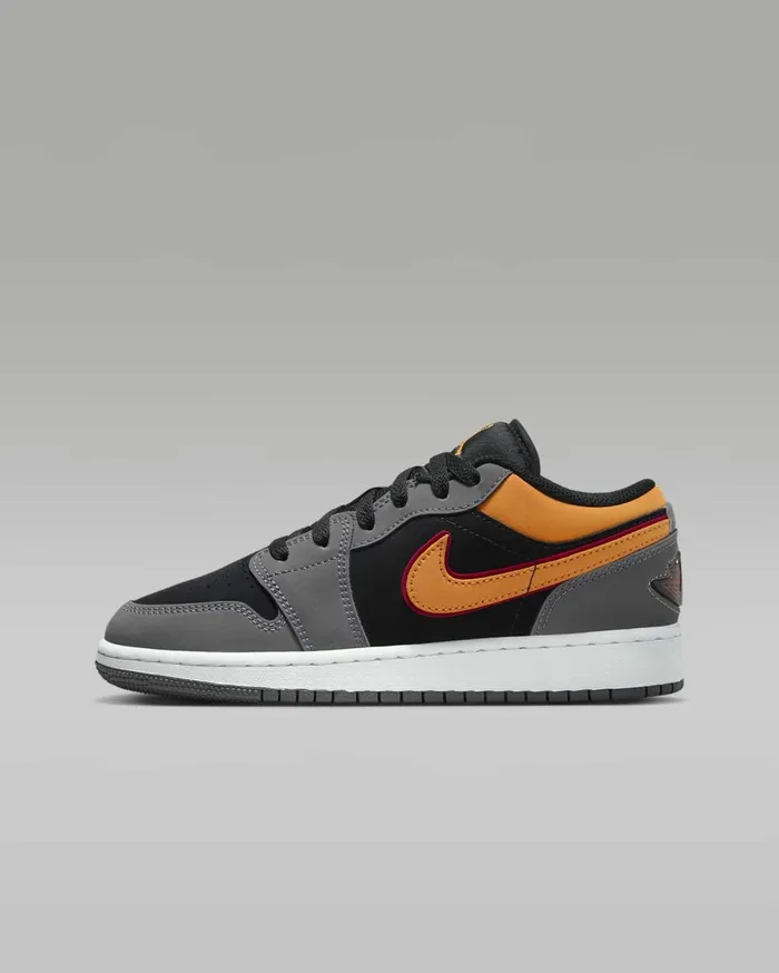 Jordan Kids Nike Air Jordan 1 Low SE Blacklight Graphitecardinal Redvivid Orange Jordan Kids Nike Air Jordan 1 Low SE Blacklight Graphitecardinal Redvivid Orange