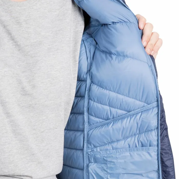 Julieta Hooded Down Jacket Navy Women Trespass Puffer Jackets