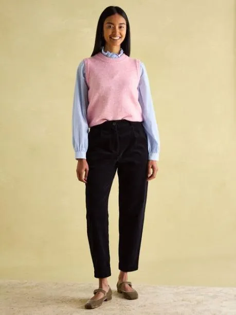 Jumpers and Knitwear Women Joules Pink Knitted Vest