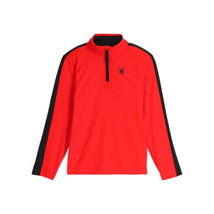Kids Base Half Zip Volcano Spyder Fleece