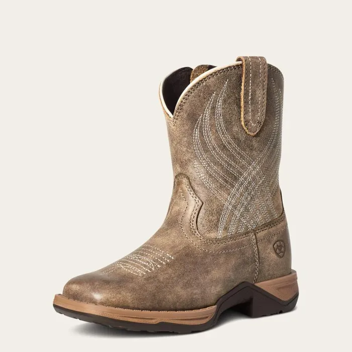 Kids Big Kids039 Footwear Ariat Child Anthem Western Boot Brown Bomber