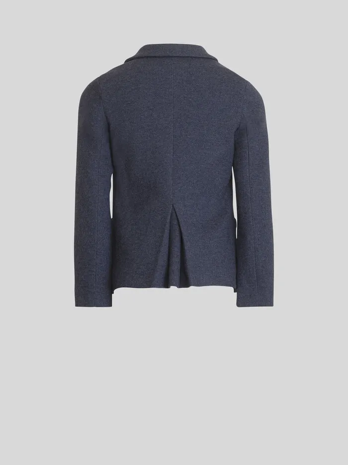 Kids Etro Topwear College Jacket For Children Navy Blue Kids Etro Topwear College Jacket For Children Navy Blue