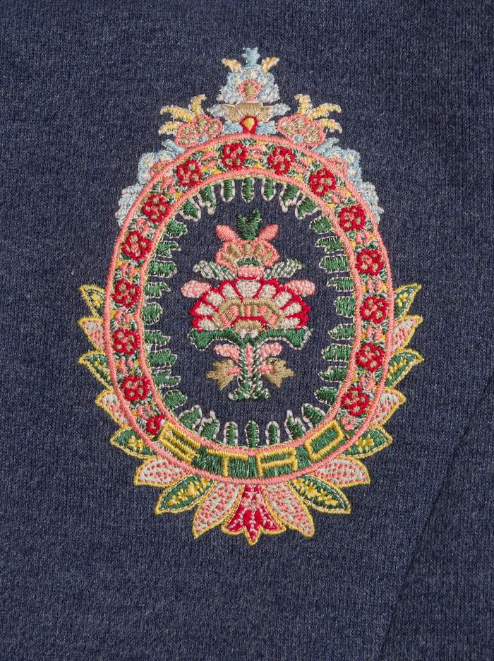 Kids Etro Topwear College Jacket For Children Navy Blue Kids Etro Topwear College Jacket For Children Navy Blue