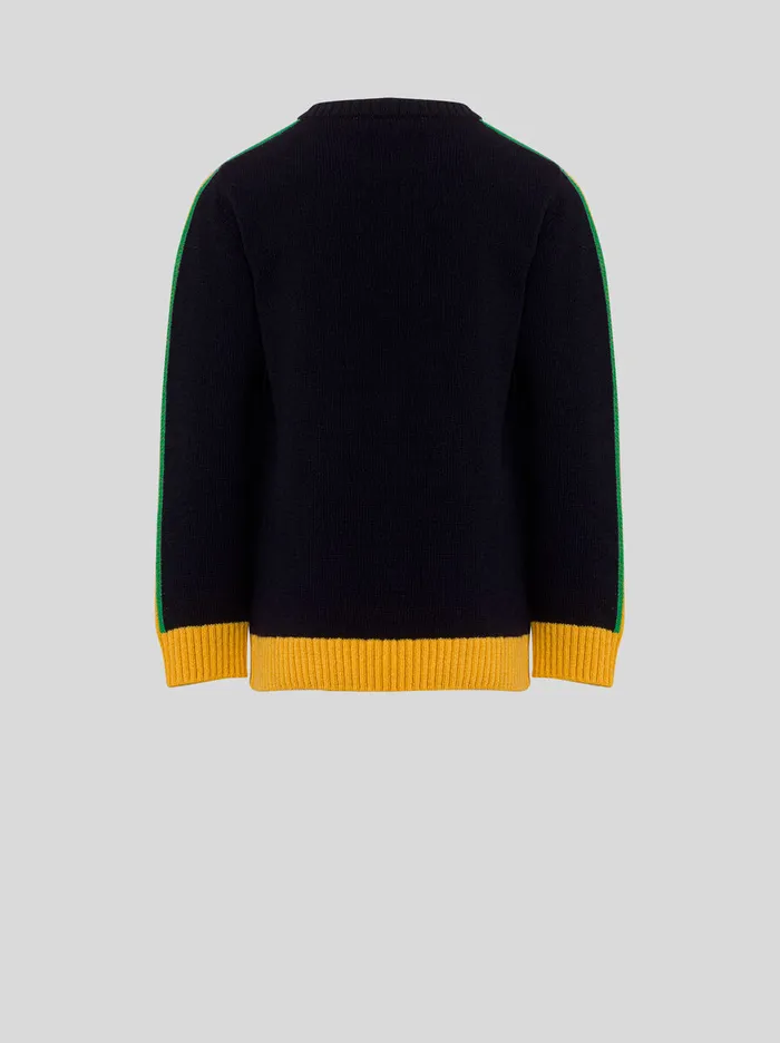 Kids Etro Topwear Jumper For Children Navy Blue