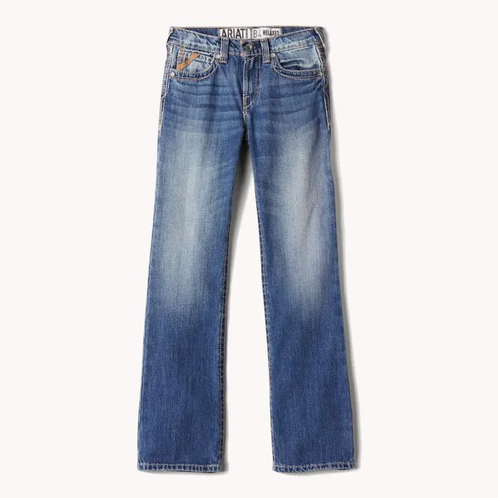 Kids Jeans Ariat B4 Relaxed Boundary Boot Cut Jean Dakota