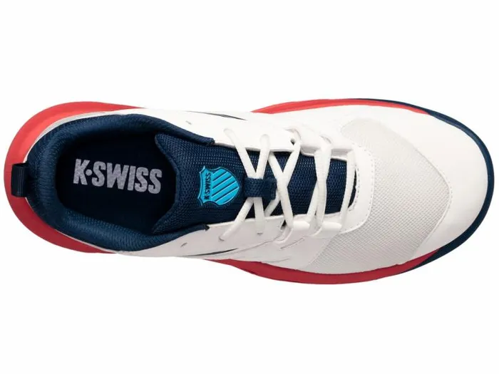 Kids KSwiss Tennis SPEEDTRAC Blanc De Blanc Blue Opal lollipop