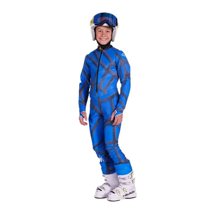 Kids Performance Gs Electric Blue Spyder Racesuits