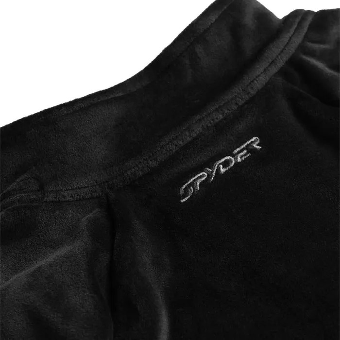 Kids Shimmer Bug Half Zip Black Spyder Fleece