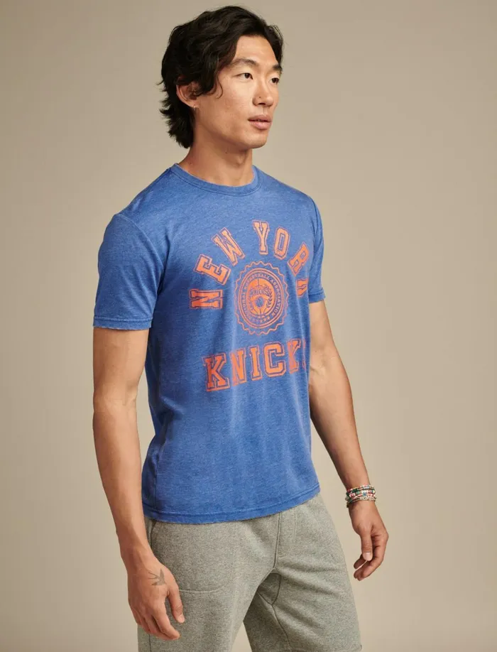 Knicks Graphic Tee Royal Men Lucky Brand Graphic Tees