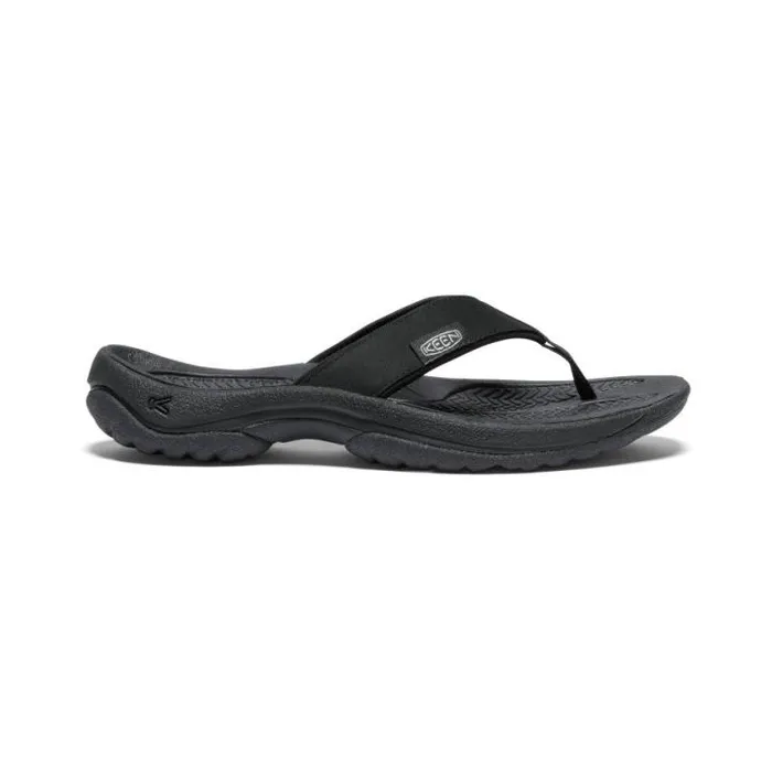 Kona Flip BlackVapor Leather FlipFlop Women KEEN Sandals