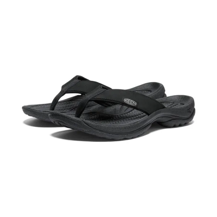 Kona Flip BlackVapor Leather FlipFlop Women KEEN Sandals Kona Flip BlackVapor Leather FlipFlop Women KEEN Sandals