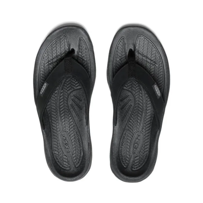 Kona Flip BlackVapor Leather FlipFlop Women KEEN Sandals Kona Flip BlackVapor Leather FlipFlop Women KEEN Sandals