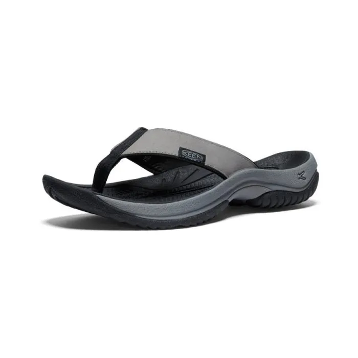 Kona Flip Grey Leather FlipFlop Men KEEN SlipOns Kona Flip Grey Leather FlipFlop Men KEEN SlipOns