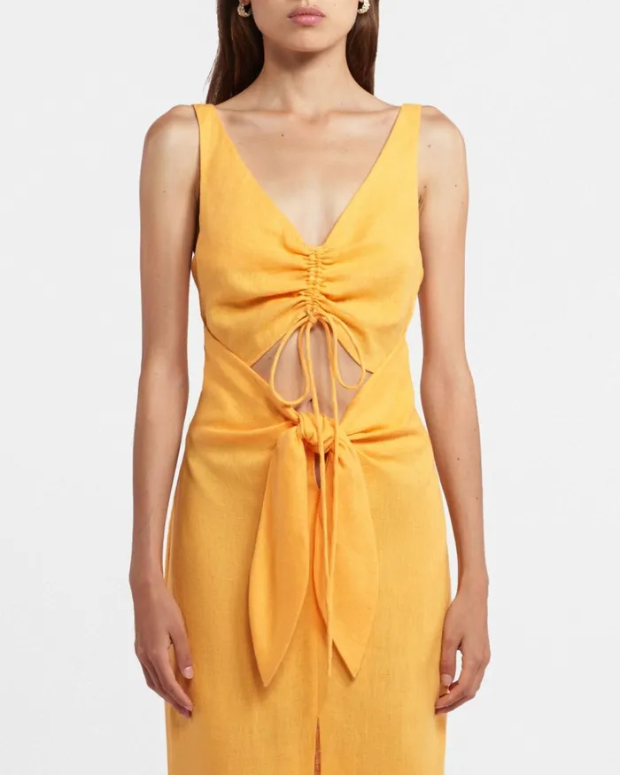 Kubra Orange Women Nanushka Dresses Kubra Orange Women Nanushka Dresses