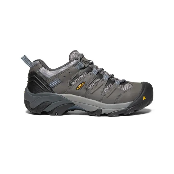 Lansing Low Steel Toe MagnetMajolica Blue Men KEEN Work Boots and Shoes