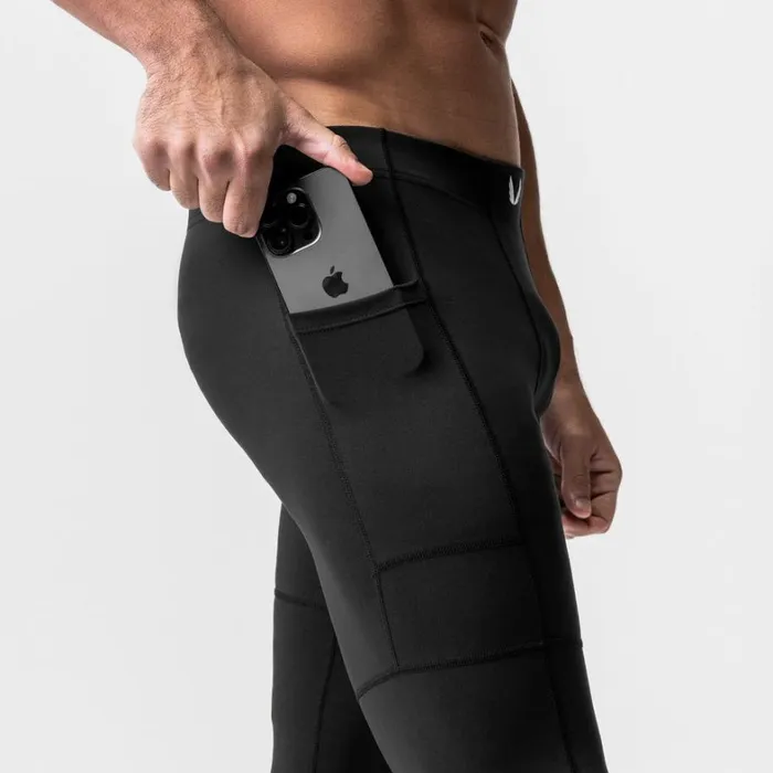 Leggings Men ASRV WarpFlexx Side Pocket Legging Black