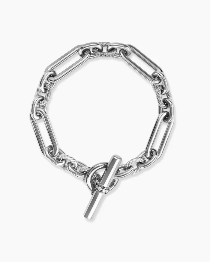 Lexington Chain Bracelet In Sterling Silver With Diamonds 98mm Women David Yurman Chain Lexington Chain Bracelet In Sterling Silver With Diamonds 98mm Women David Yurman Chain